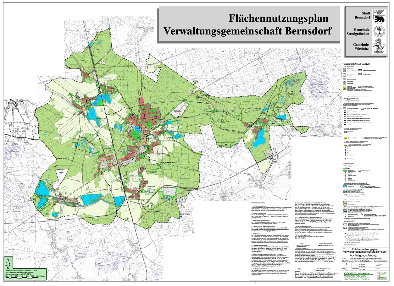 Flächennutzungsplan Stadt Bernsdorf